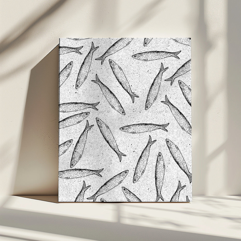 Sardientjespatroon | Canvas