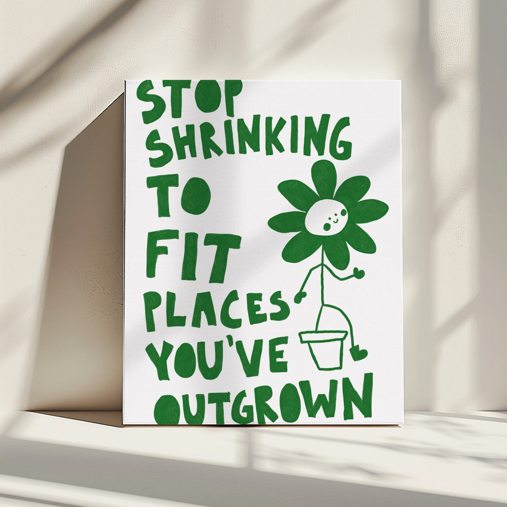 Stop met krimpen | Canvas