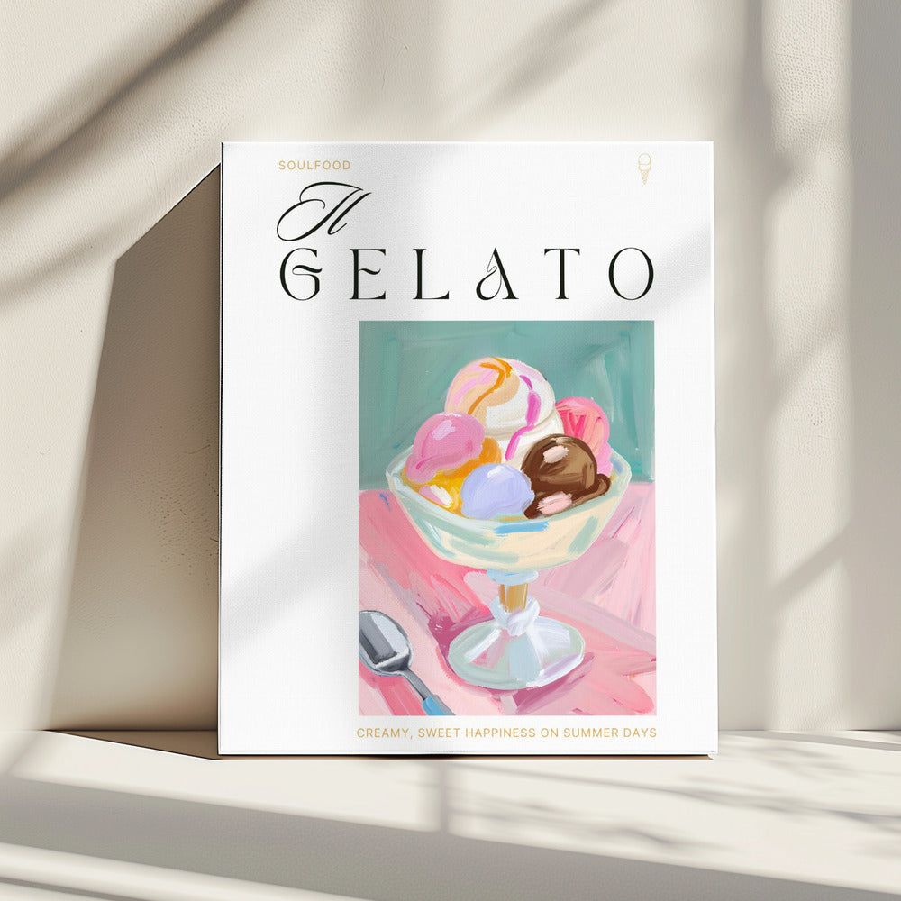 Gelato-ijsje | Canvas