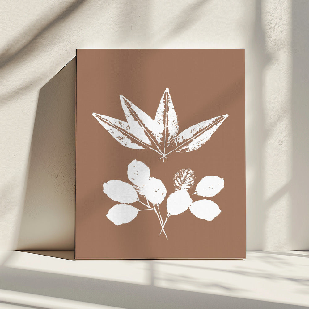 Botanische silhouetten | Canvas