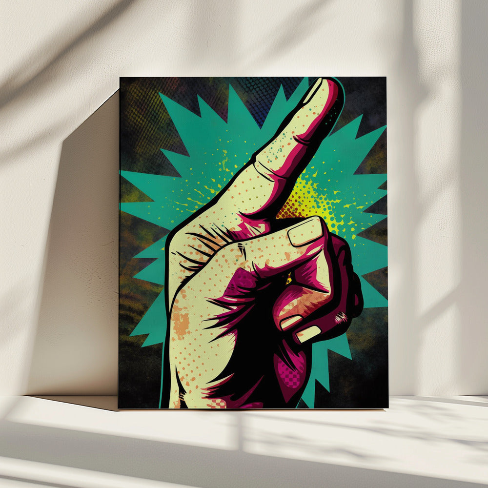 Levendige handgebaren | Canvas