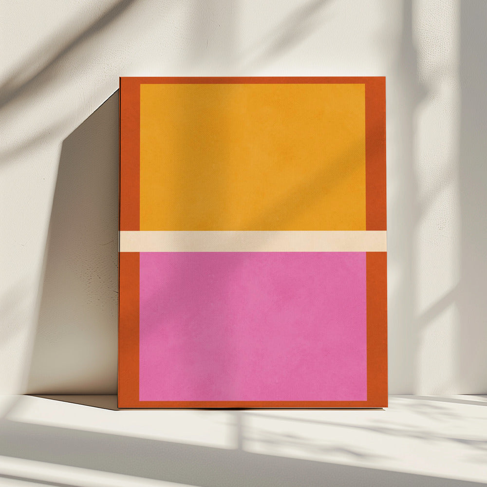 Gedurfde geometrische blokken | Canvas