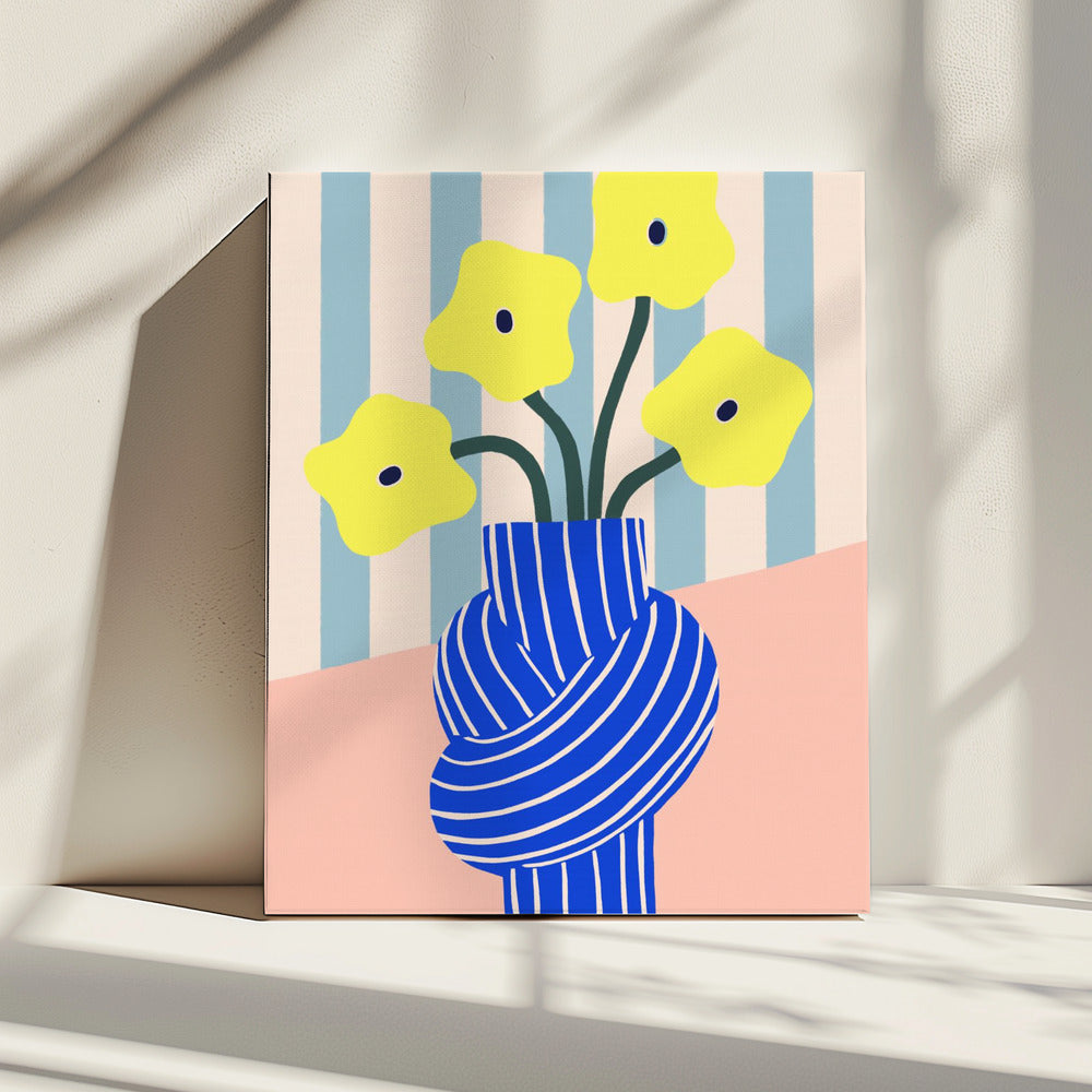 Gedraaide elegantie | Canvas