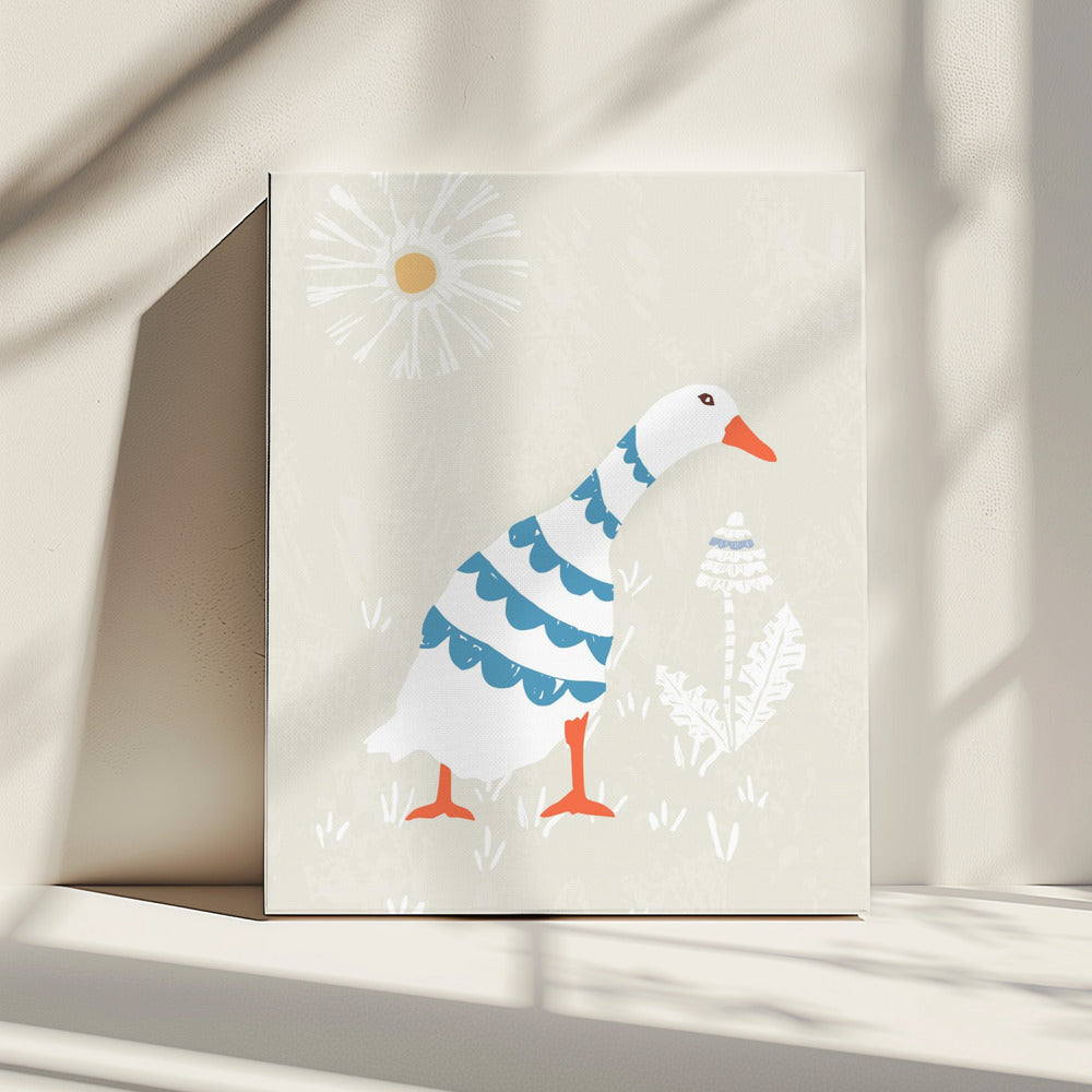 Ganzenkuikens in de zon | Canvas