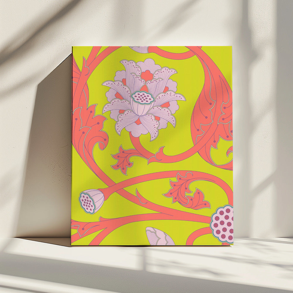 Bloemengrilligheid | Canvas