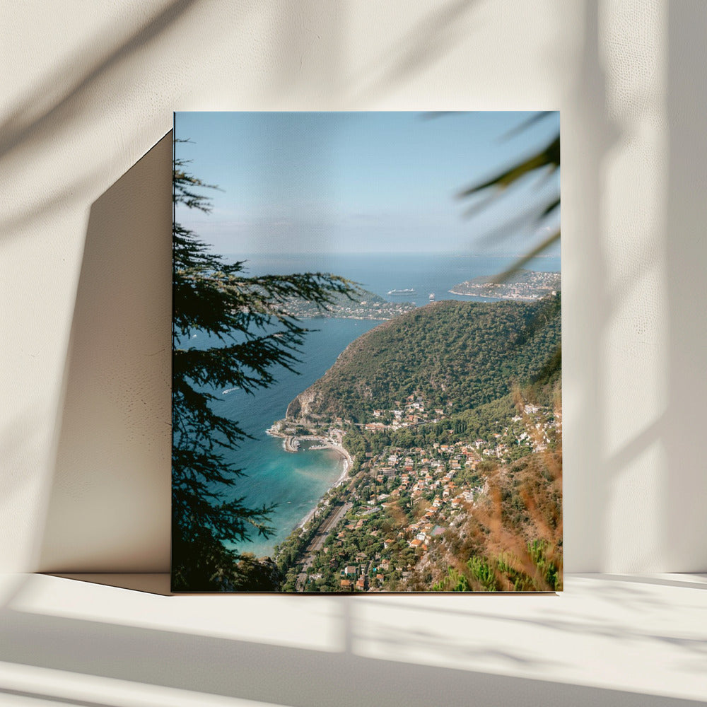Groene heuvels en turquoise wateren | Canvas