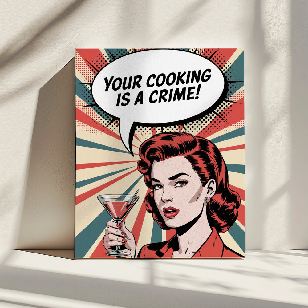 Retro Culinaire Roast | Canvas