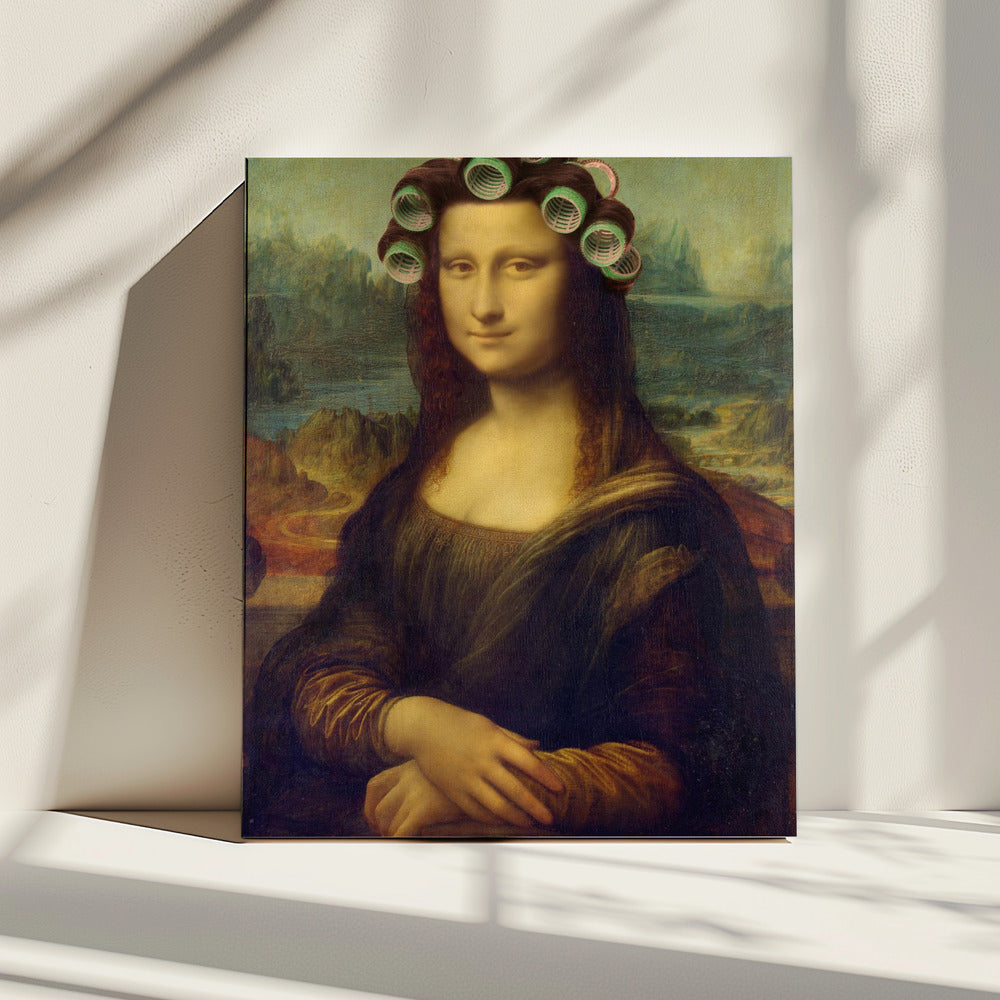 Mona Lisa - the Curly Girly Edition | Canvas