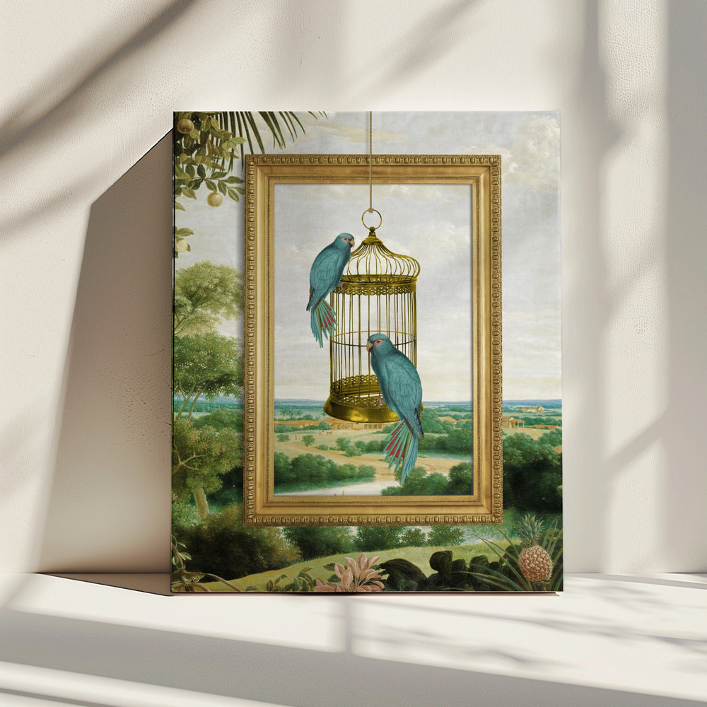Het Gouden Uitzicht | Canvas