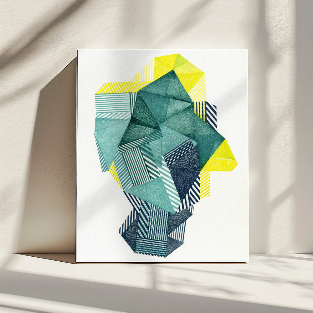 Veelhoekige vorm V. | Canvas