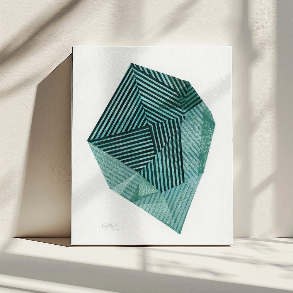 Gestreepte steen I. | Canvas