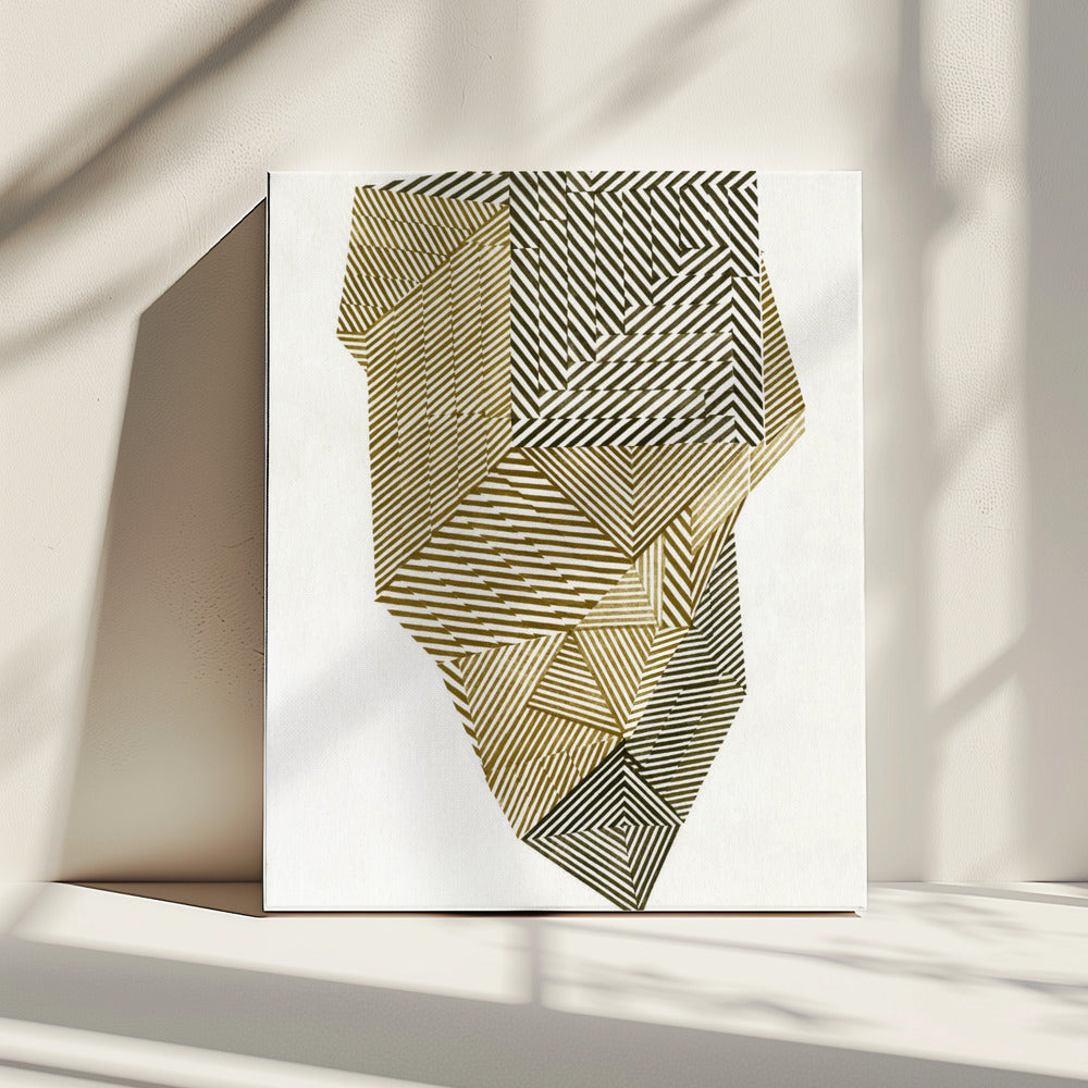 Veelhoekige vorm II. | Canvas