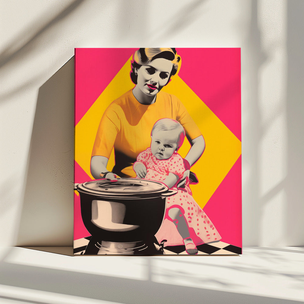 Surrealistische moeder | Canvas