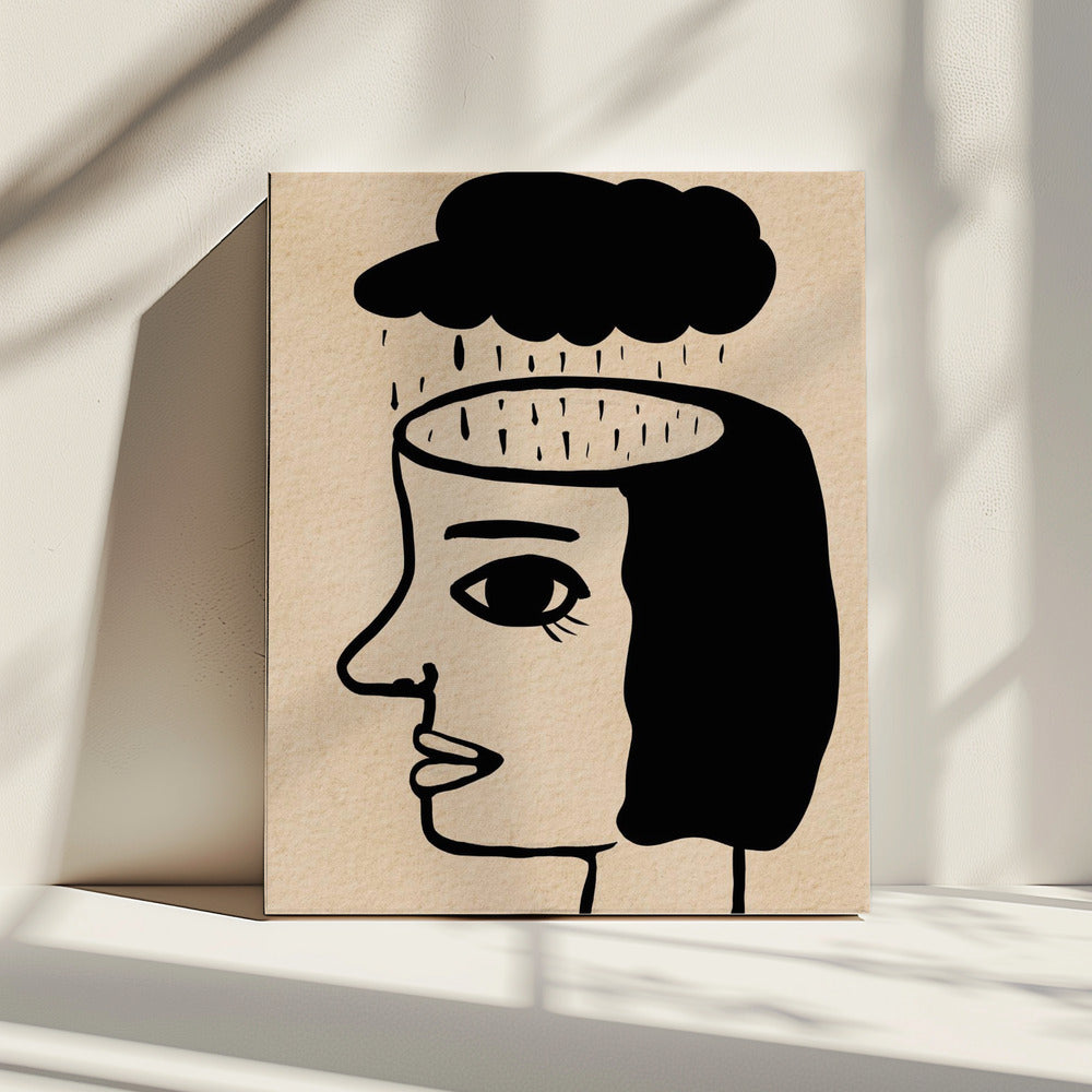 Schone hersenen, allemaal weggespoeld. | Canvas