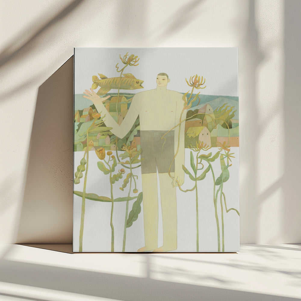 In mijn tuin | Canvas