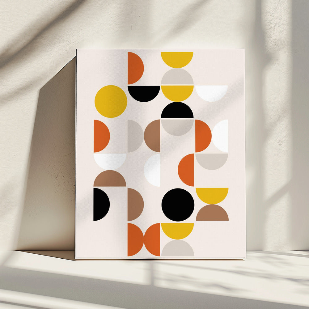 Mid-Century patroon | Canvas