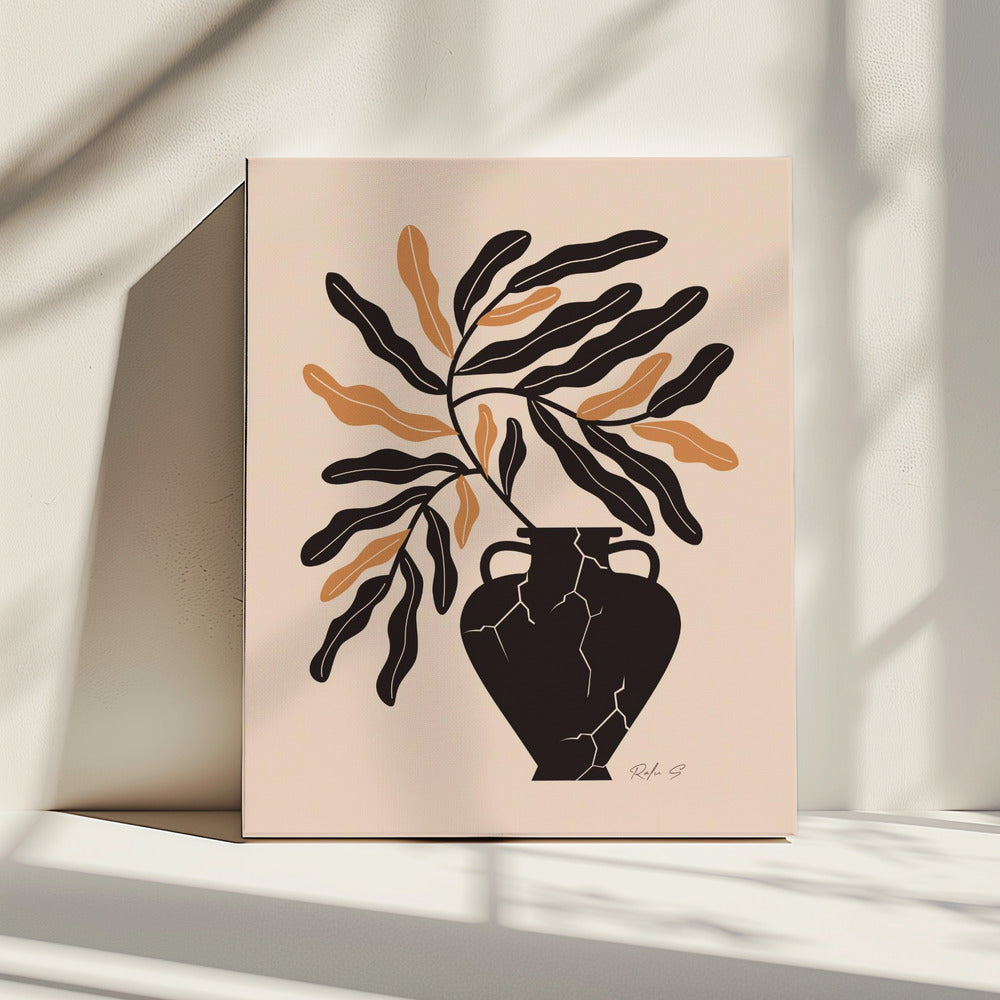 Zacht leven in een gebroken vaas | Canvas