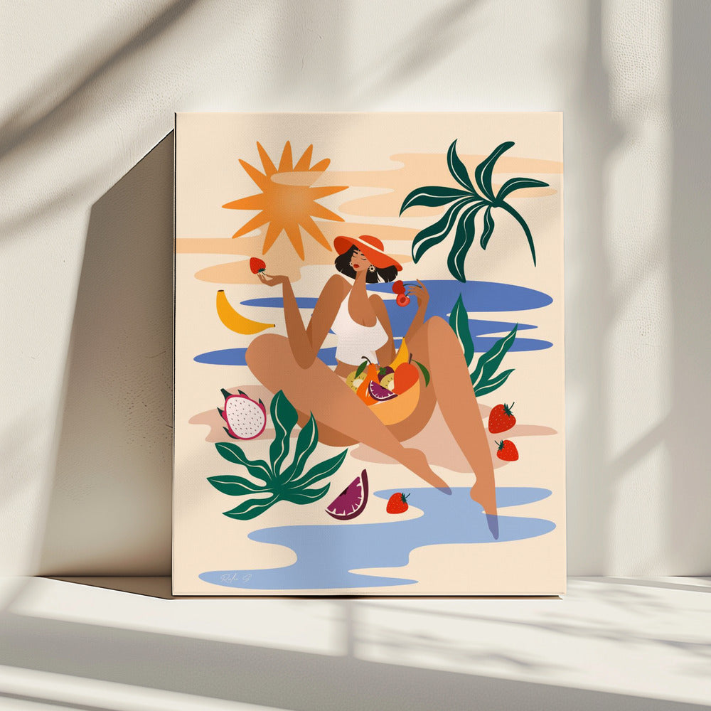 Zoete zomer | Canvas