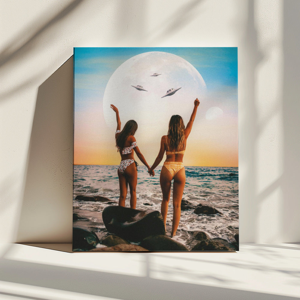 Hier zijn we, UFO | Canvas
