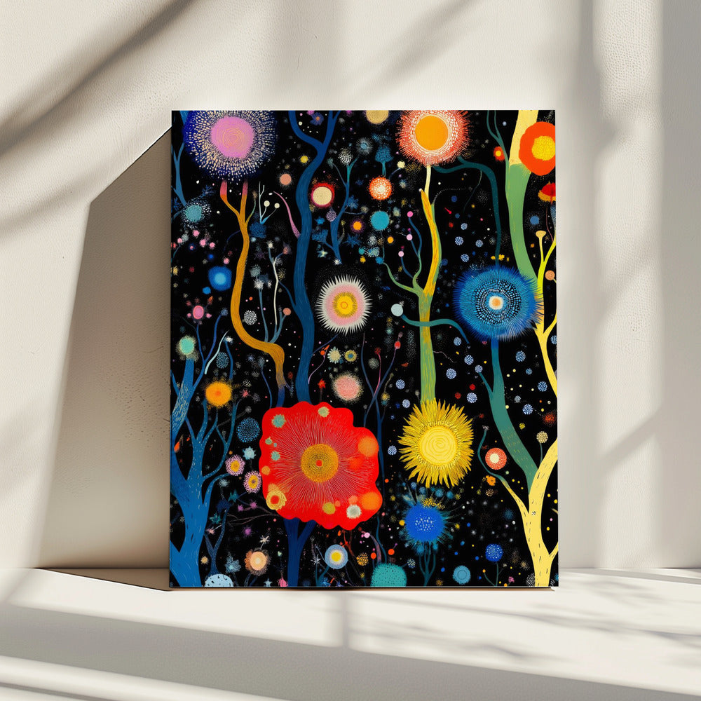 Levendige Hemelse Tuin | Canvas