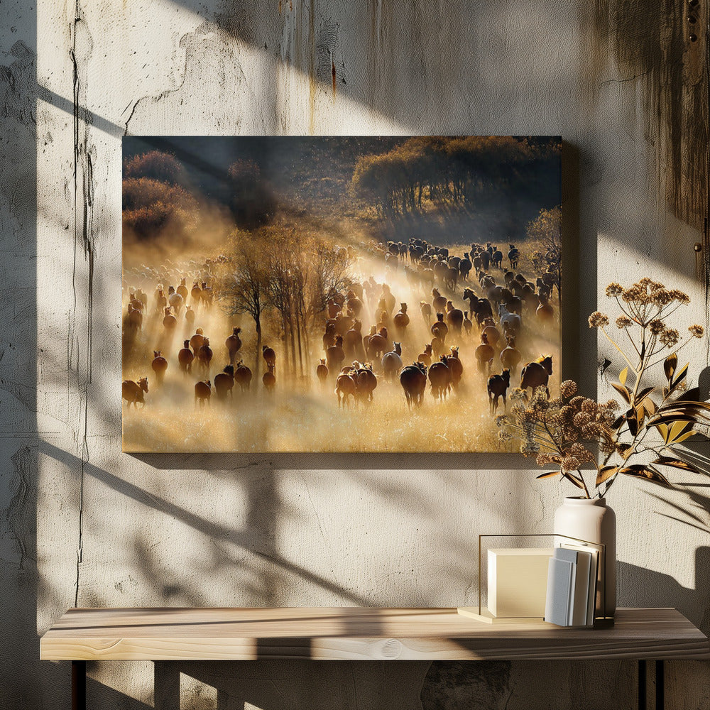Paarden | Canvas