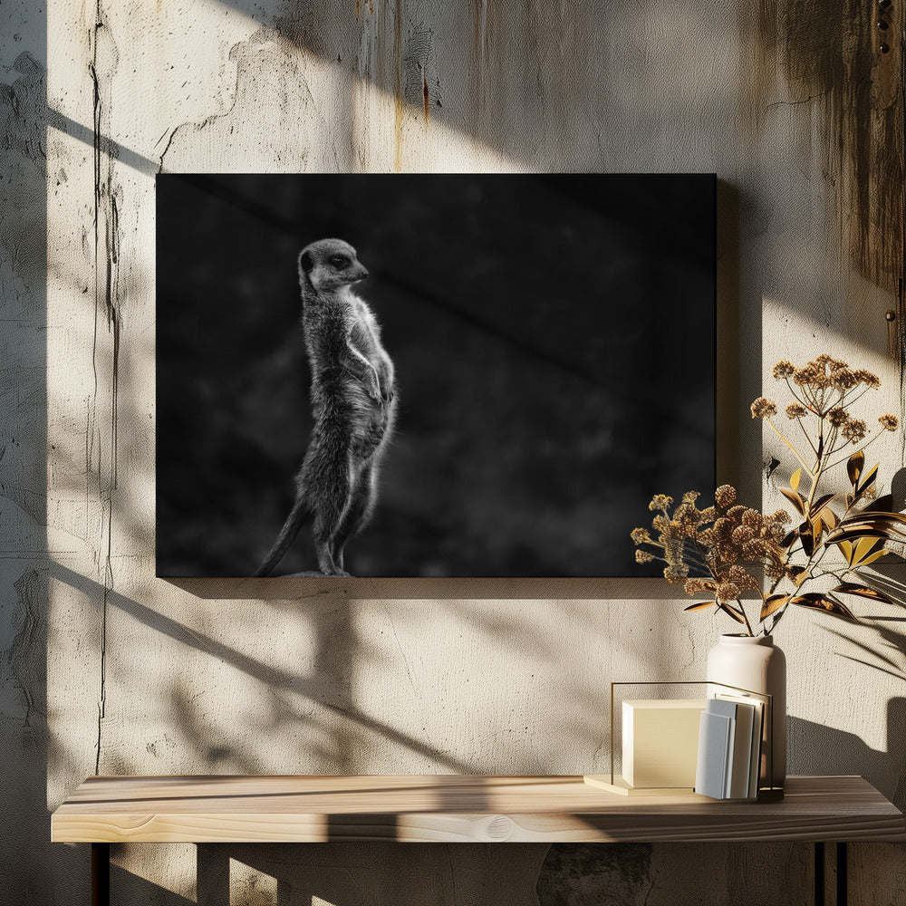 De stokstaartje | Canvas