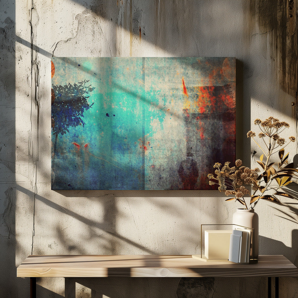 Eenrichtingsverkeer (schaduwen) | Canvas