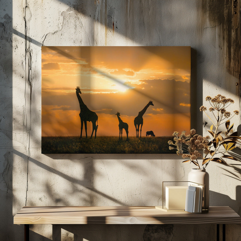 Gouden Afrika | Canvas