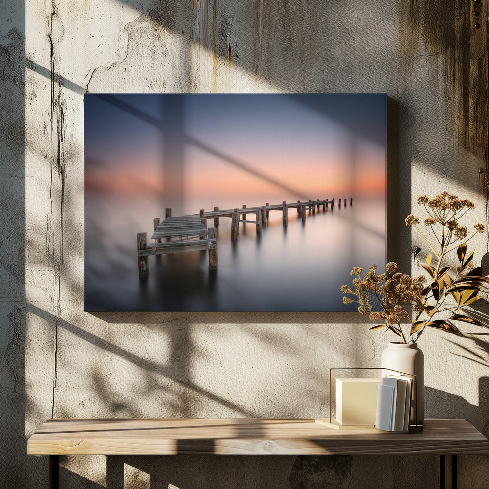Oude pier II | Canvas
