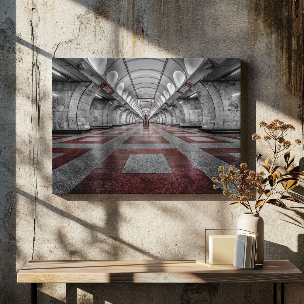 Metro van Praag | Canvas
