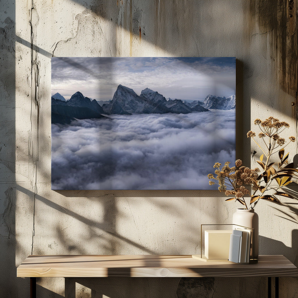 Wolkenrivier | Canvas