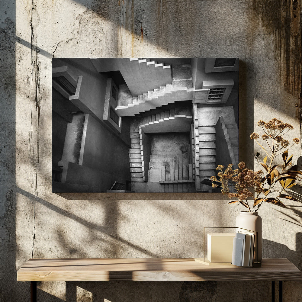 Escher woont hier | Canvas