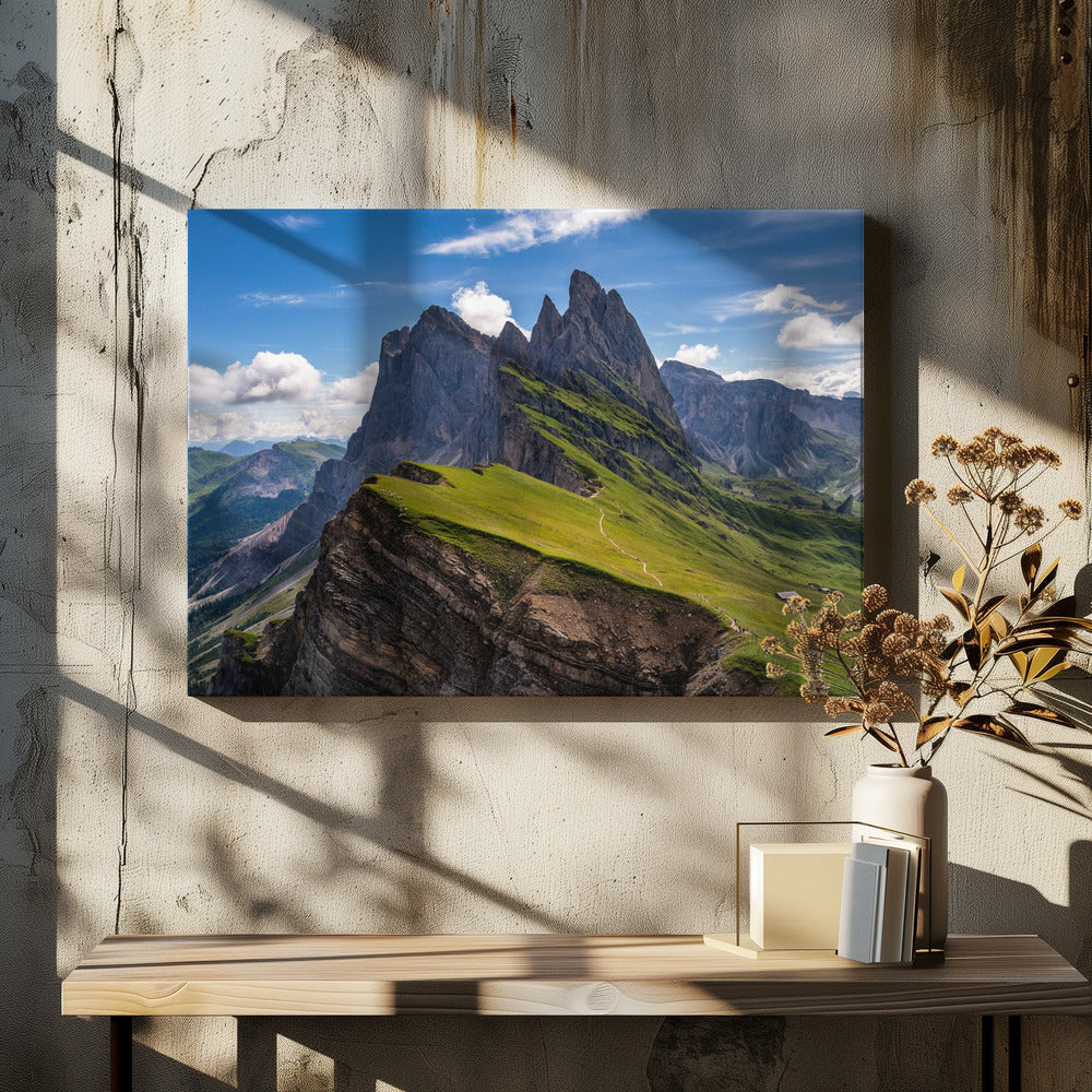 Op de rand | Canvas