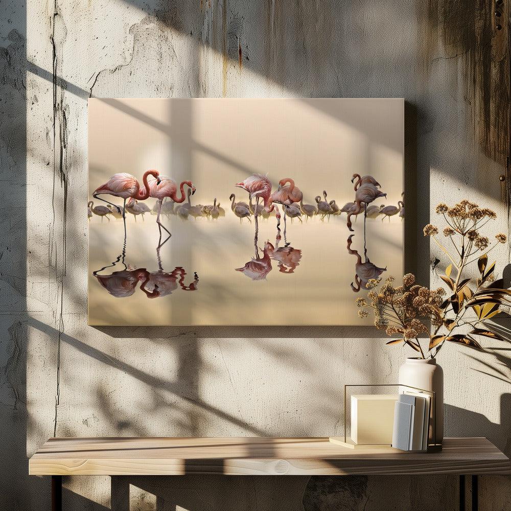 FLAMINGO'S | Canvas