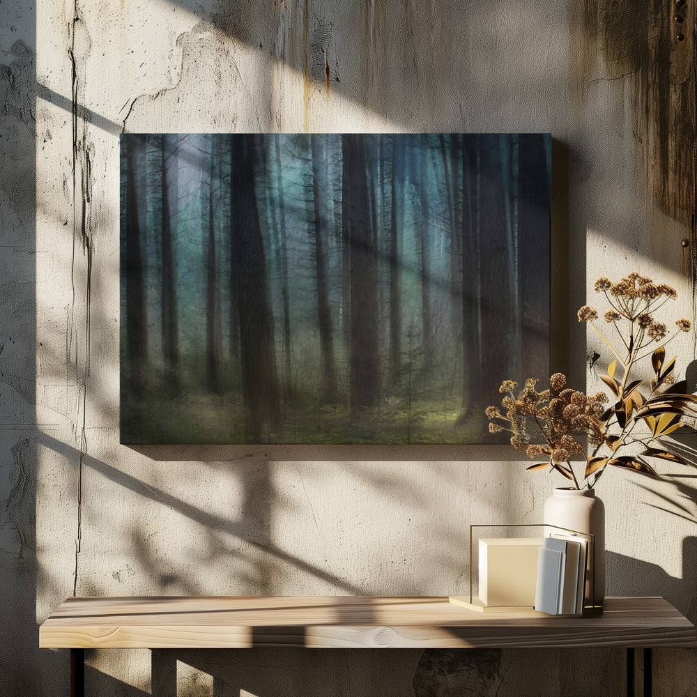 Blauw licht | Canvas
