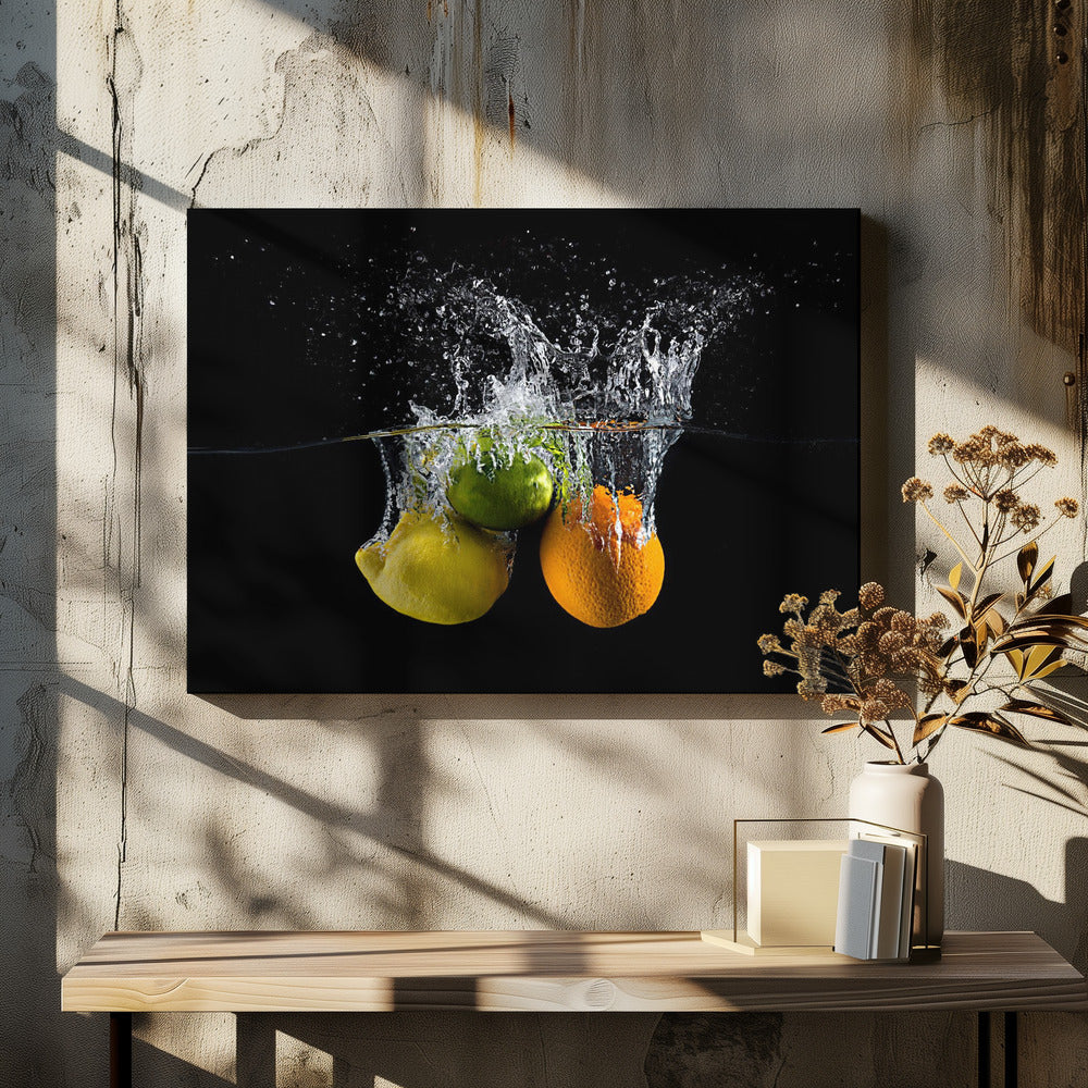 Citrus splash | Canvas