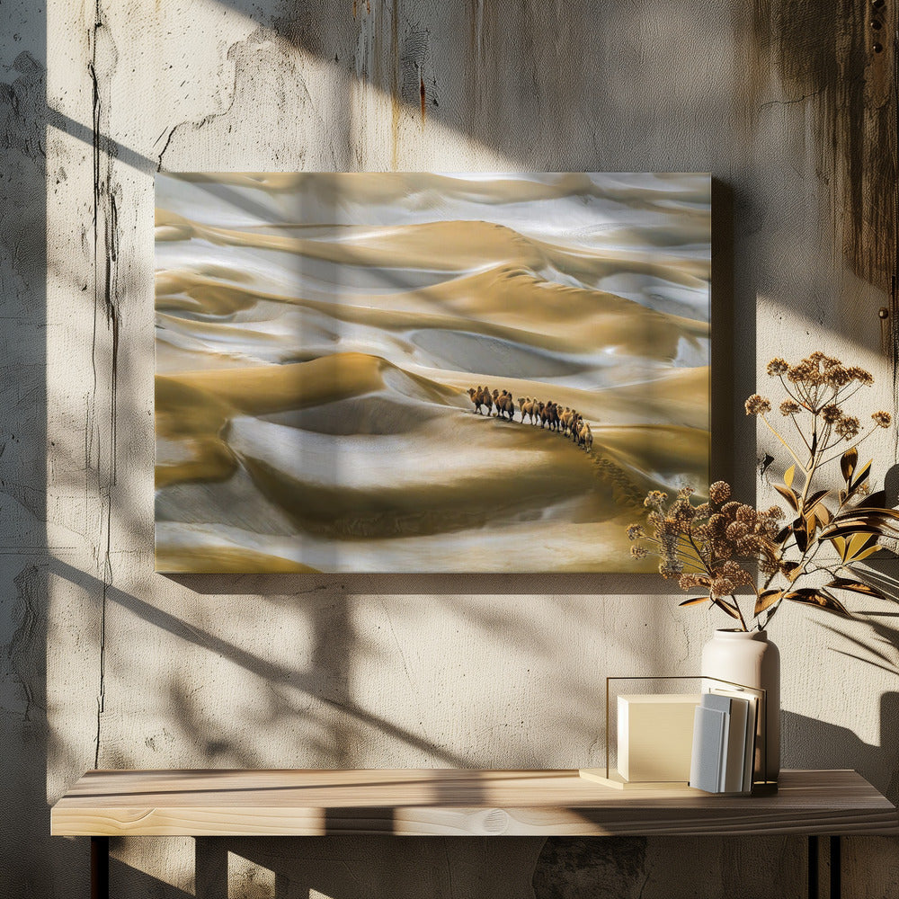 Woestijnwinter | Canvas