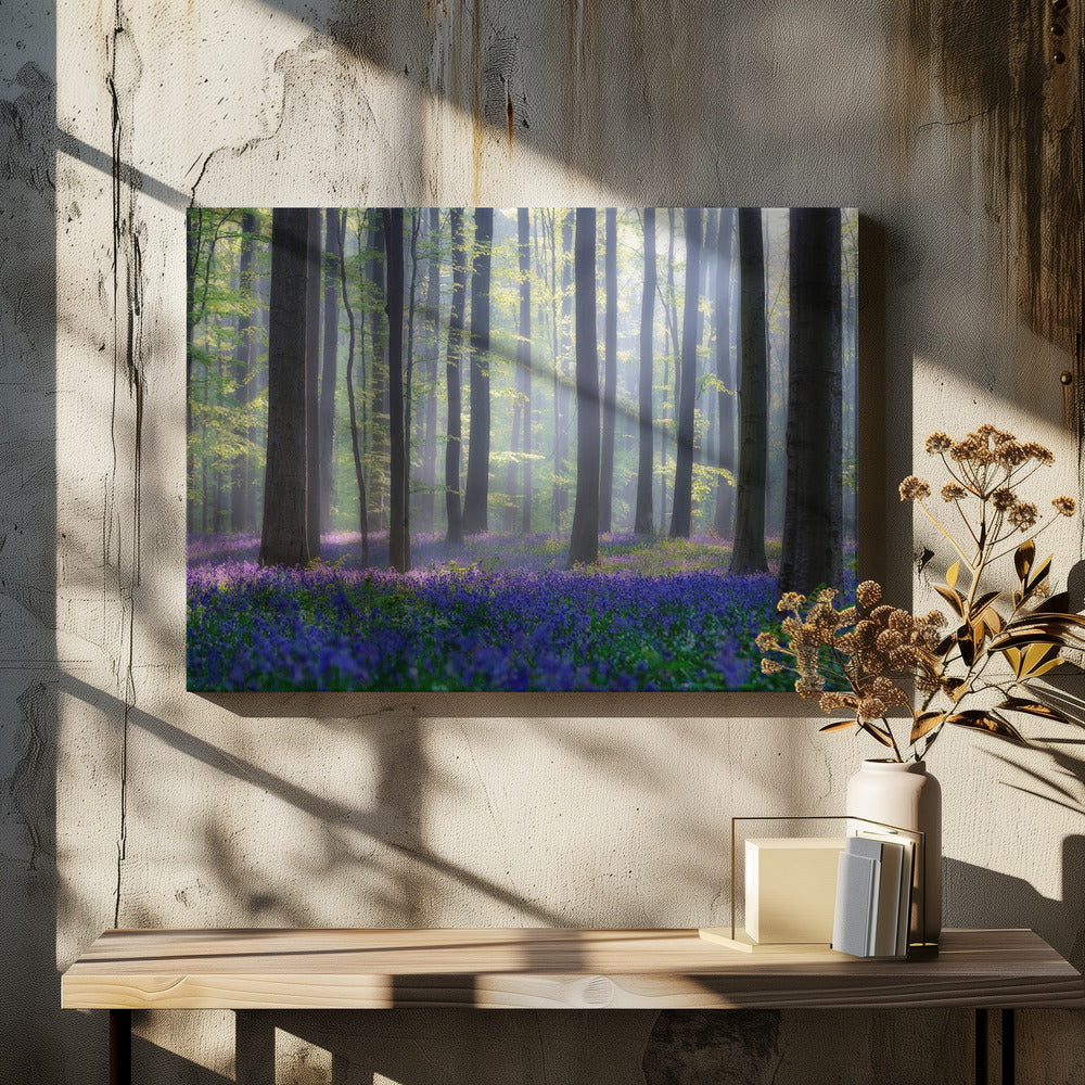 Blauwe klokjes | Canvas