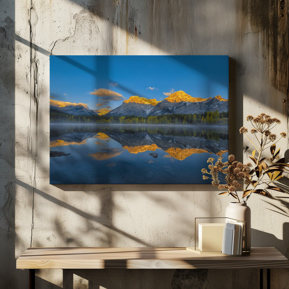 Een perfecte ochtend in de Canadese Rockies | Canvas