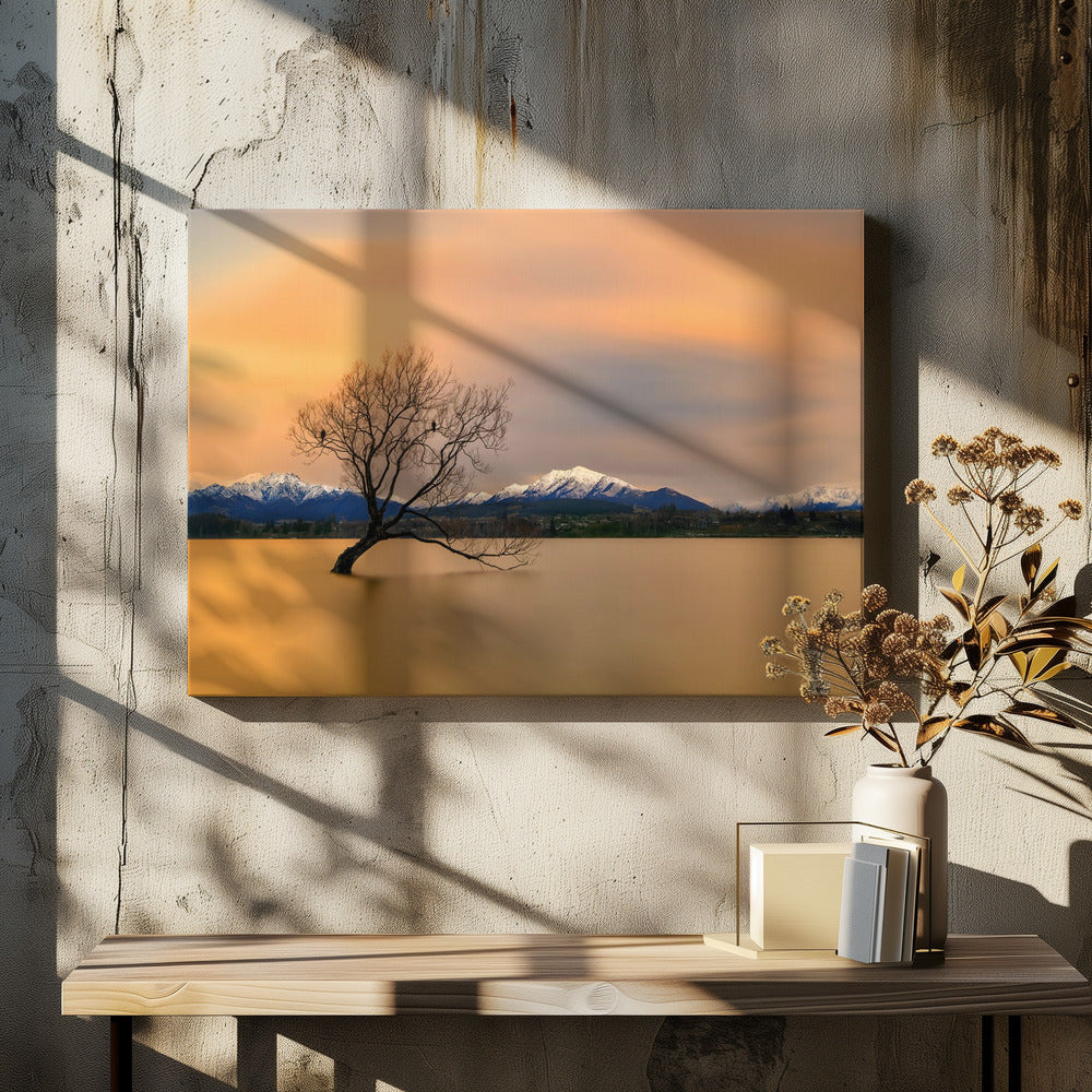 Ochtendgloed van Lake Wanaka | Canvas