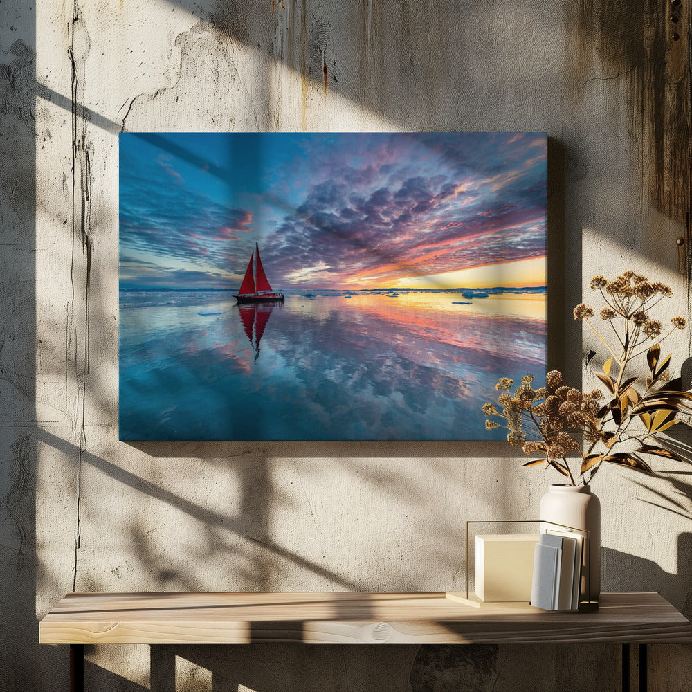 Groenlandse vuurlucht | Canvas