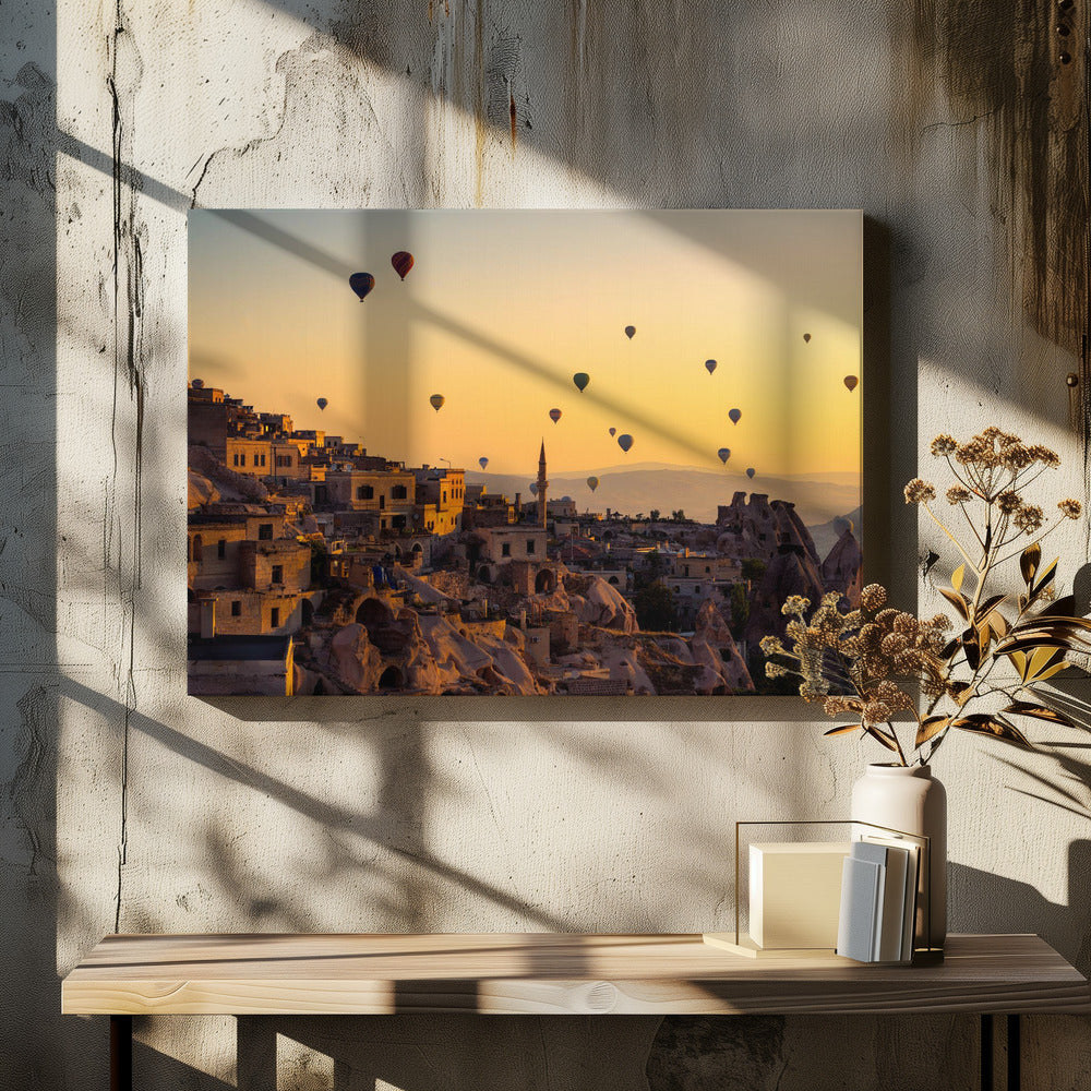 Zonsopgang boven Cappadocië | Canvas