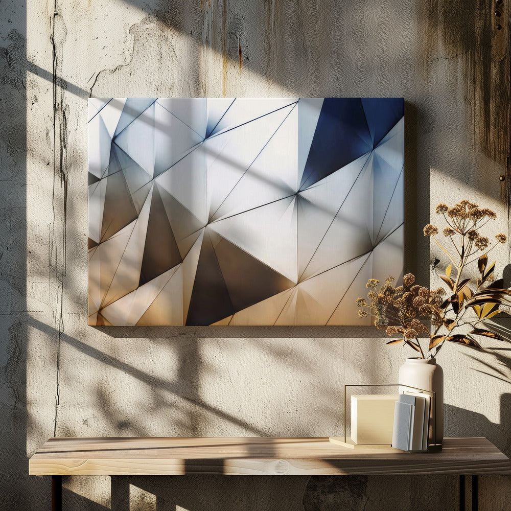 driehoeken kunst | Canvas