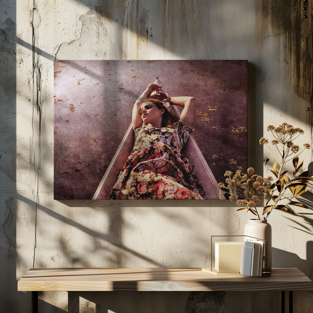 Avond op het meer | Canvas
