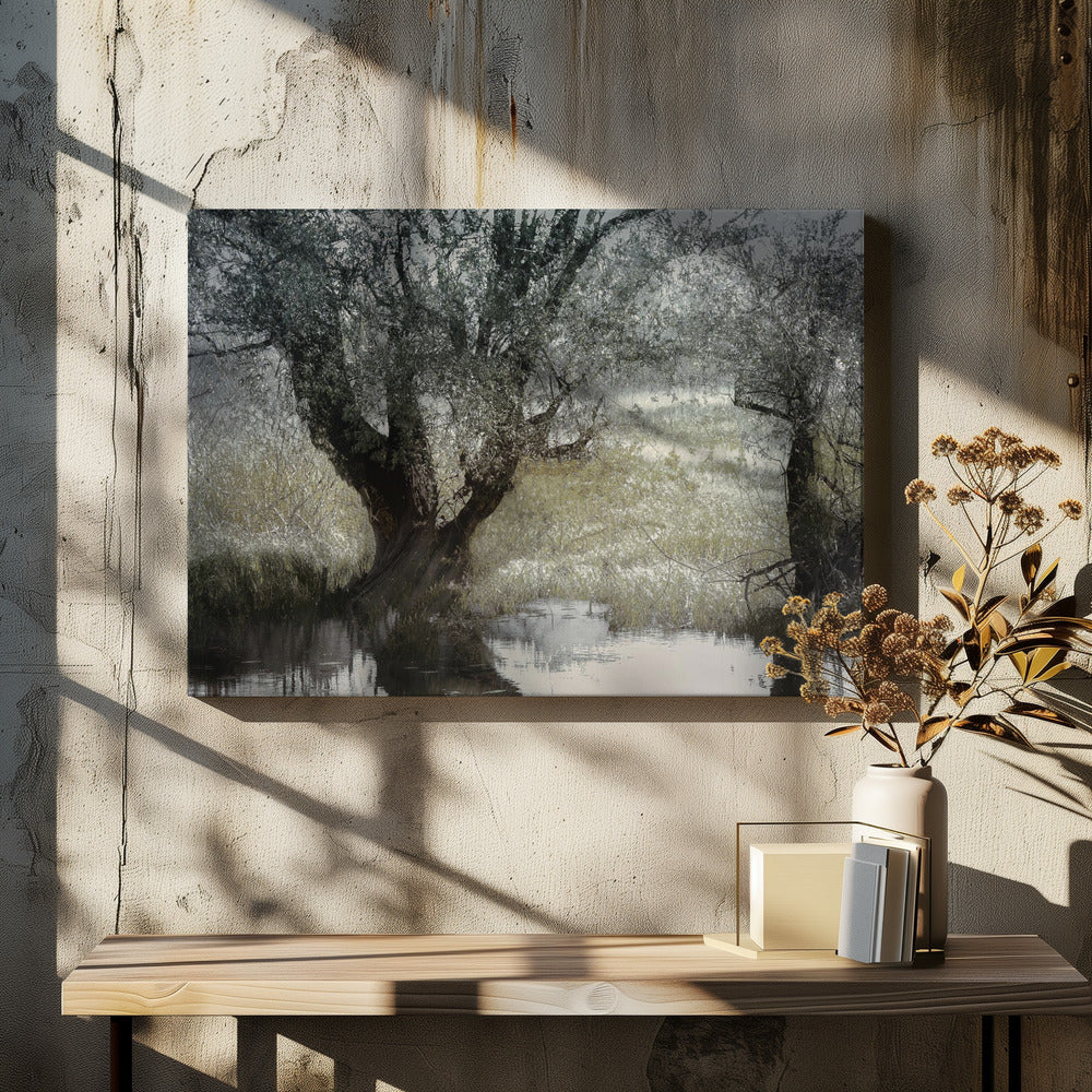 Aan de waterkant | Canvas