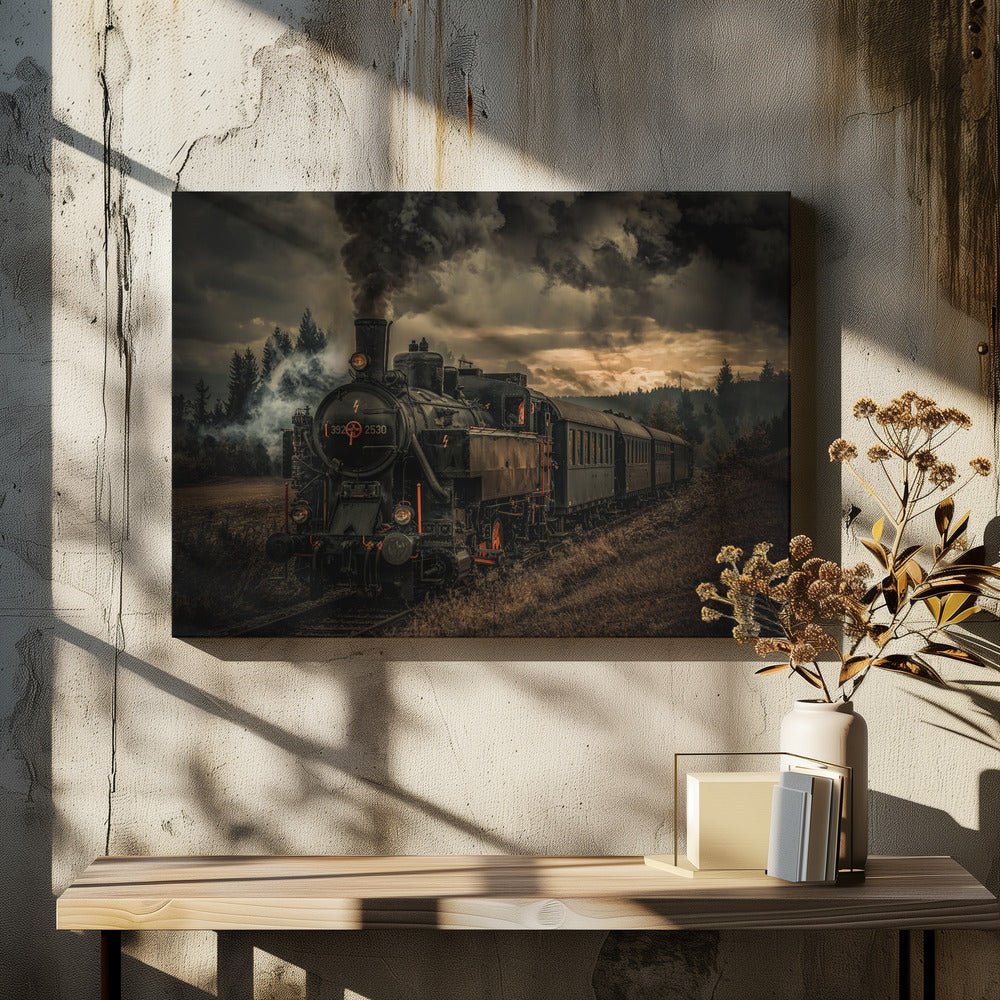 Goudzoekerstrein | Canvas