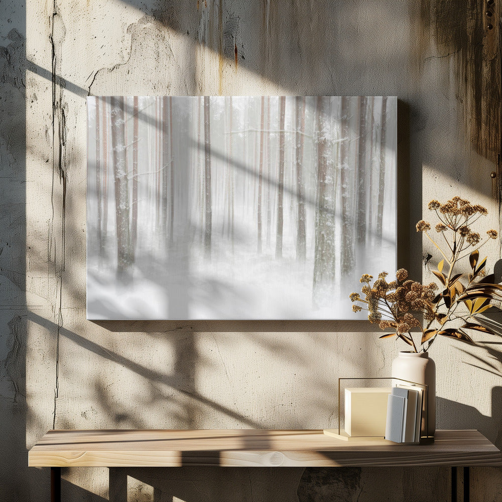 Winterbos in Zweden | Canvas