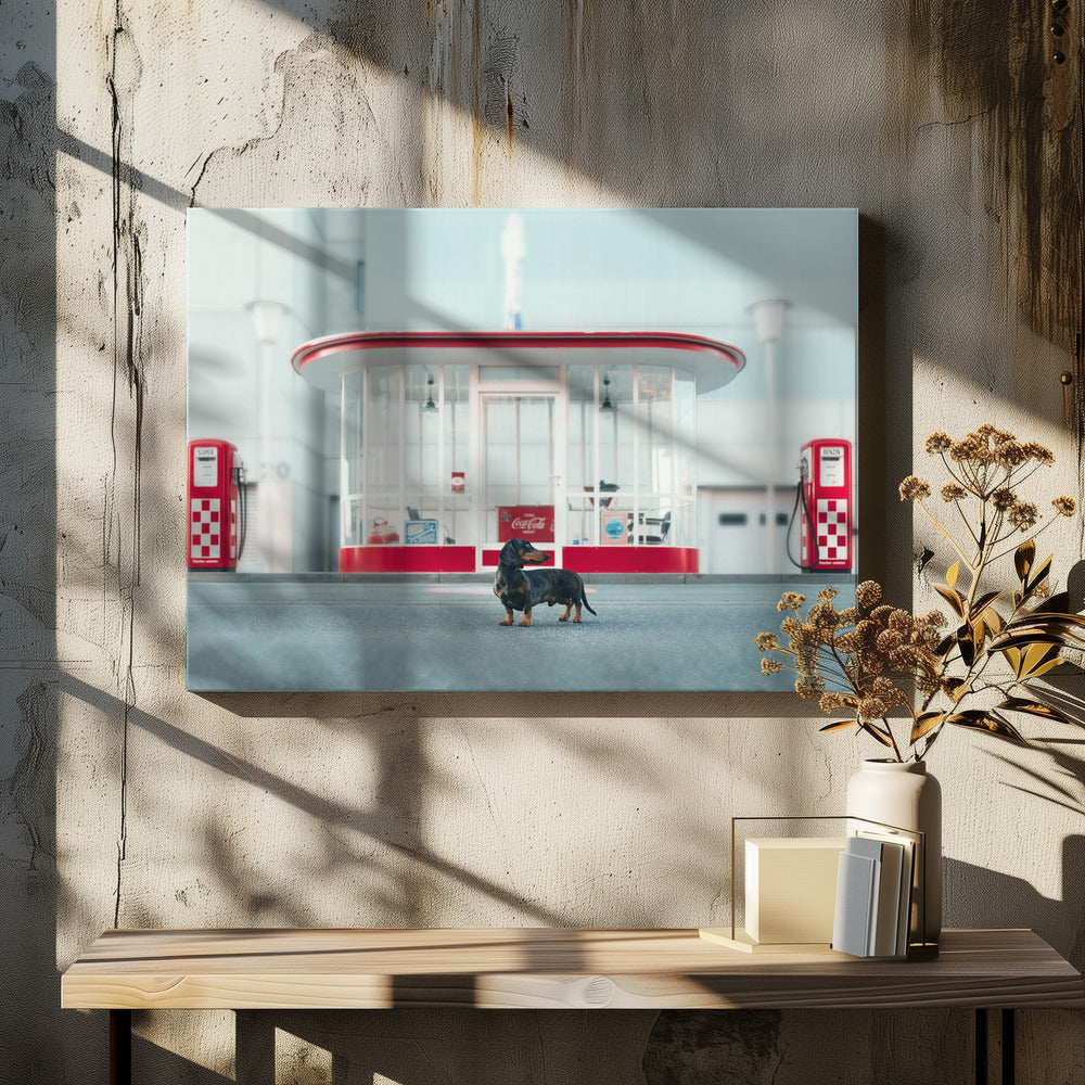 Der Tankwart | Canvas