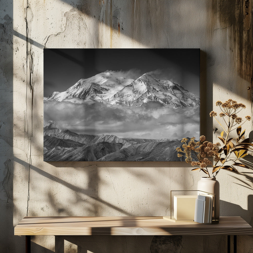 Denali vanaf de tegenoverliggende bergkam | Canvas