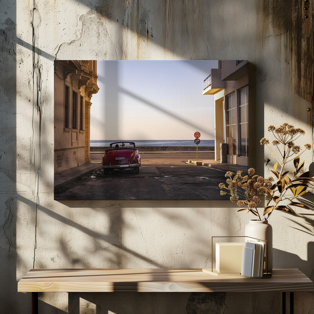 De zonsondergang bekijken - Havana | Canvas